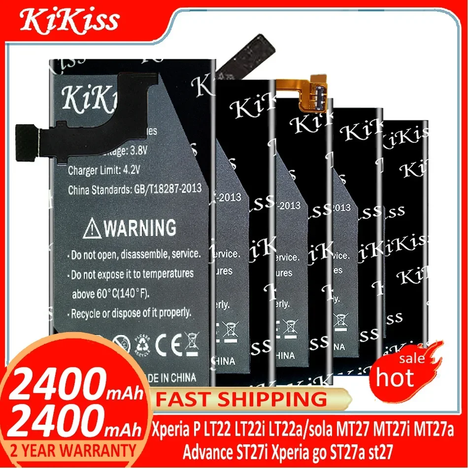 

Аккумулятор KiKiss для Sony Xperia P LT22 LT22i LT22a Nypon/sola MT27 MT27i MT27a Pepper/Advance ST27i go ST27a st27 Batterij