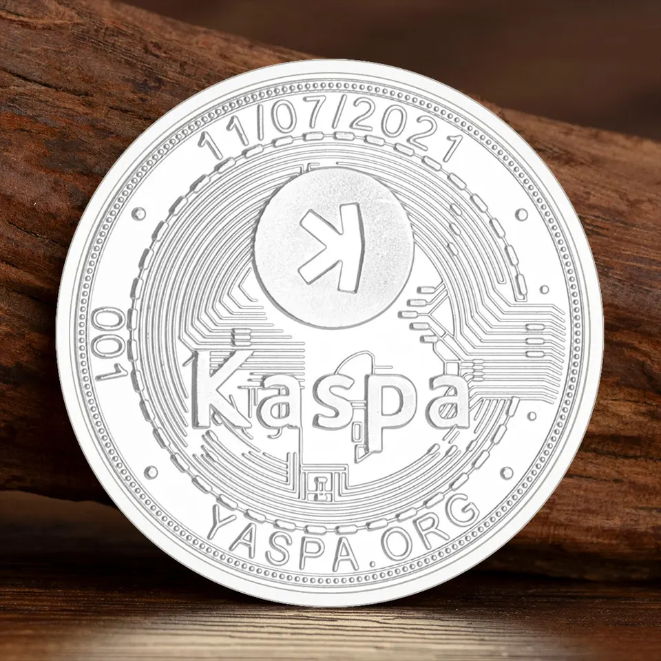 Kaspa Currency Digital Virtual Coins Commemorative Coin Kaspa Gold Plated  Medals Home Deccoration - AliExpress