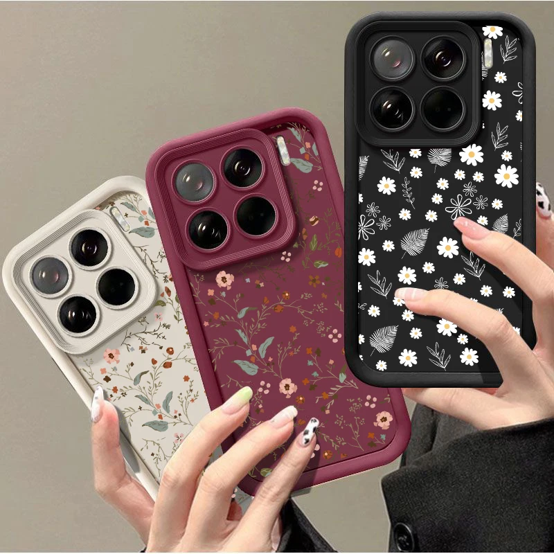 Floral Leaf Pattern Phone Case - Elegant Protective Cover