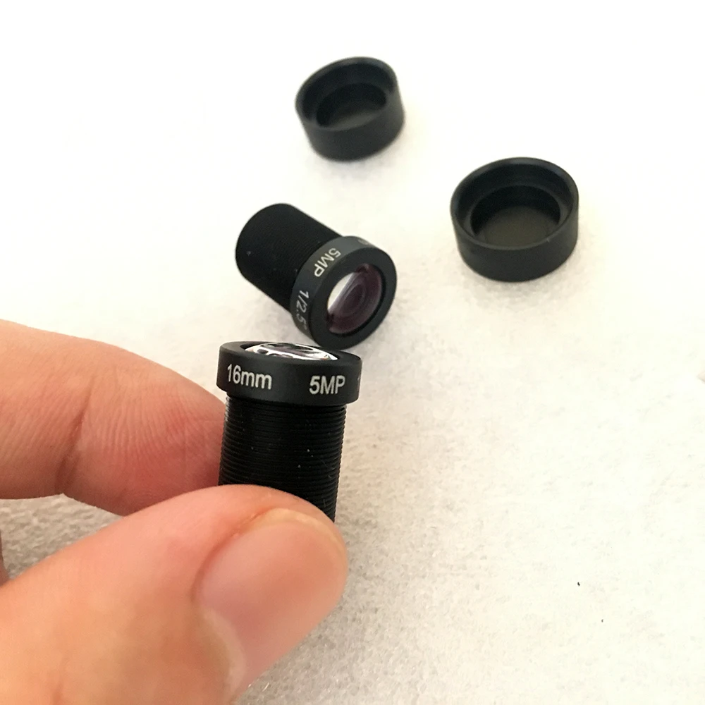CCTV Camera Lens 5 Mega Pixel M12 X P0.5 Mount 1/2.5" F2.0 12MM 16MM 25MM Optional for Security IP Cameras/Sports Cam camera lens