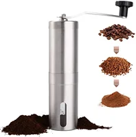 2025 Portable Stainless Steel Handmade Coffee Bean Grinder Multiple Legumes Grinder Easy To Clean Manual Coffee Grinder