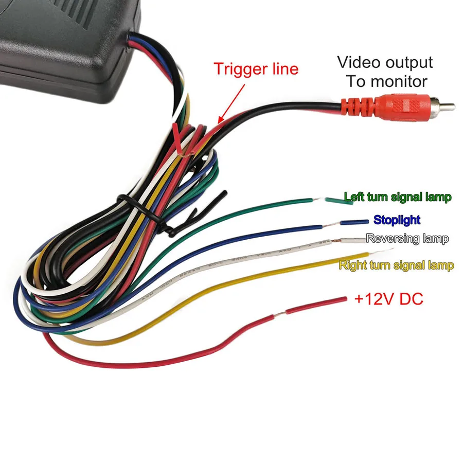 DIYSECUR telecamera di parcheggio per Auto convertitore di canale Video interruttore automatico anteriore/laterale/telecamera per retromarcia scatola di controllo Video interruttore manuale - immagine 6