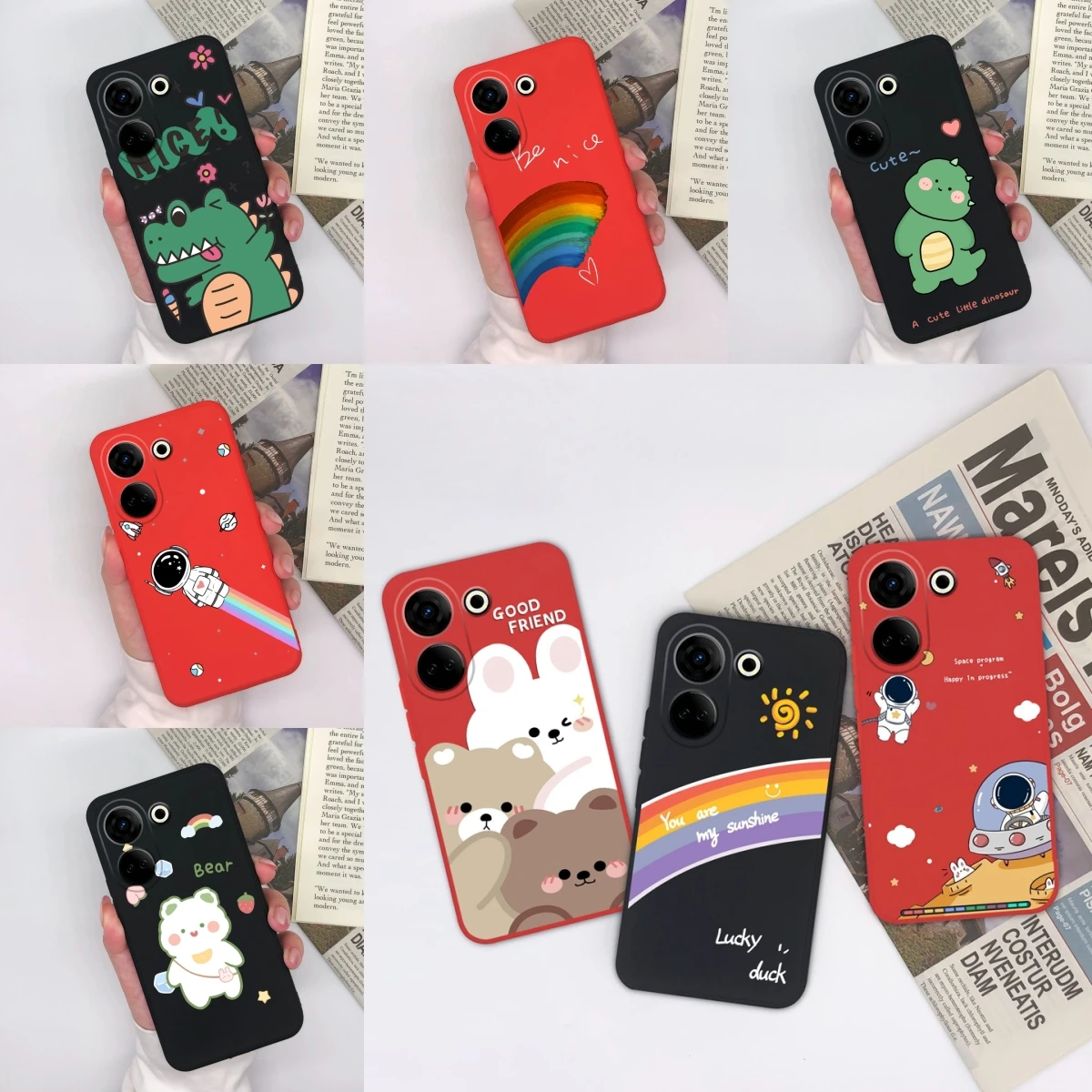 Custodia Per Tecno Camon 20 20 Pro 20 Premier Lovely Rainbow Silicone Antiurto Moda Per Tecno Camon 20 20 Pro 20 Premier Bumper