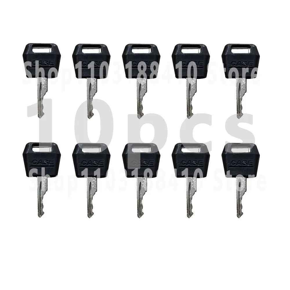 10 PCS Ignition Keys Fits For International Harvester Excavator For IH Tractor Dozer Backhoe D250