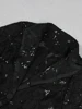 HIGH STREET Newest 2024 Designer Runway Suit Set Women's Single Button Guipure Lace Blazer  Flare Pants Set 5