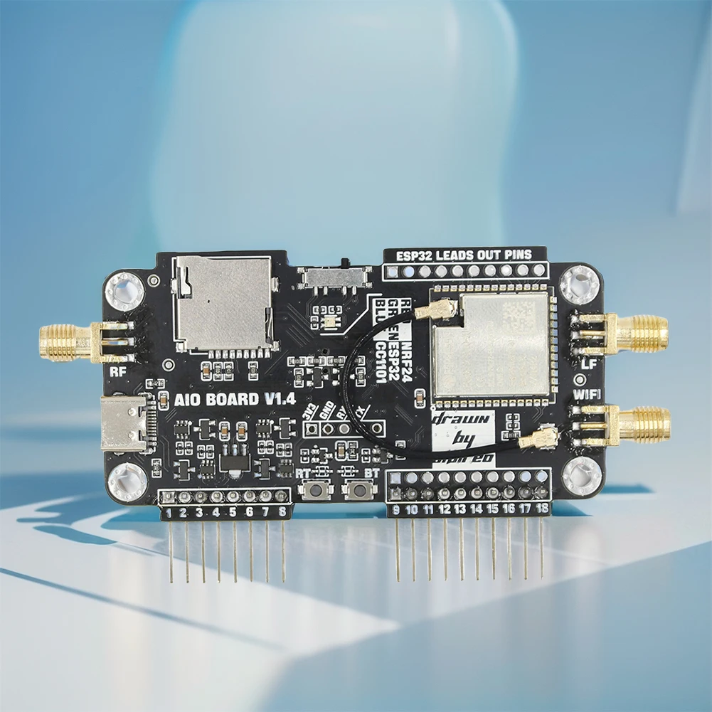 For Flipper Zero Multiboard 2.4G Module Expansion 3 in 1 High Gain CC1101 Module NRF Sniffer Mousejacker