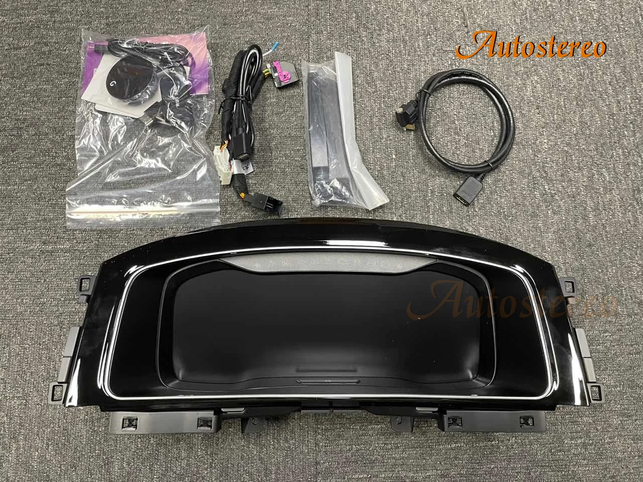 Car Digital Cluster Virtual Cockpit Per Volkswagen Vw Golf Mk 7 2013 + Auto Dashboard Entertainment Instrument Speed Meter Screen