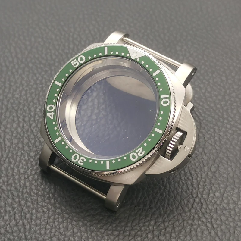 42mm Silber PNH Uhrengehäuse Transparente untere Abdeckung Passend für NH35 NH36 4R 7S26 Uhrwerk mit modischer Lünette Herrenuhrengehäuse Teil – Detail 5