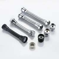 12cm 15cm Kitchen Faucet Tube Water Saving Tap Extension Hose Pipe Connection Faucet Adapter for Adjustment Faucet Accessories 1