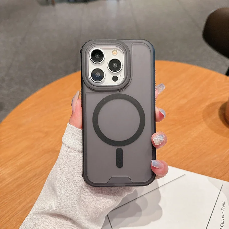 Shockproof Magnetic Phone Case with Full Coverage and Magsafe Compatibility