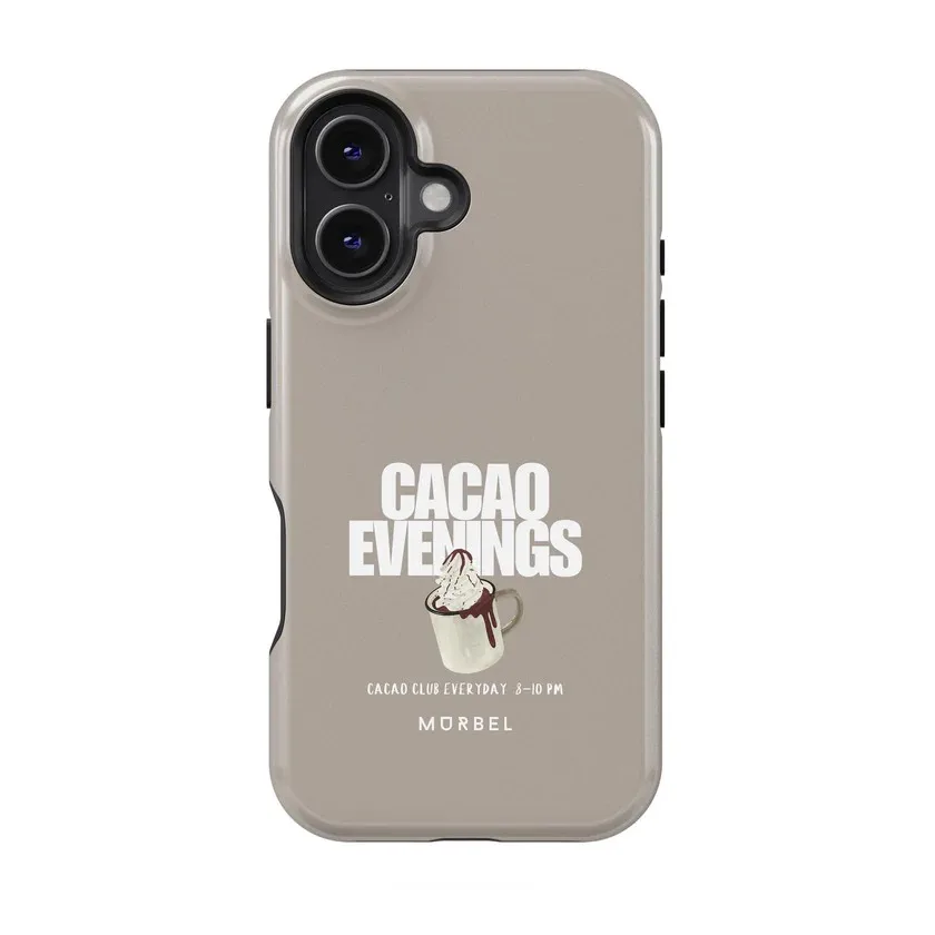 Retro Coffee Club Quote Double-Layer Phone Case Cover