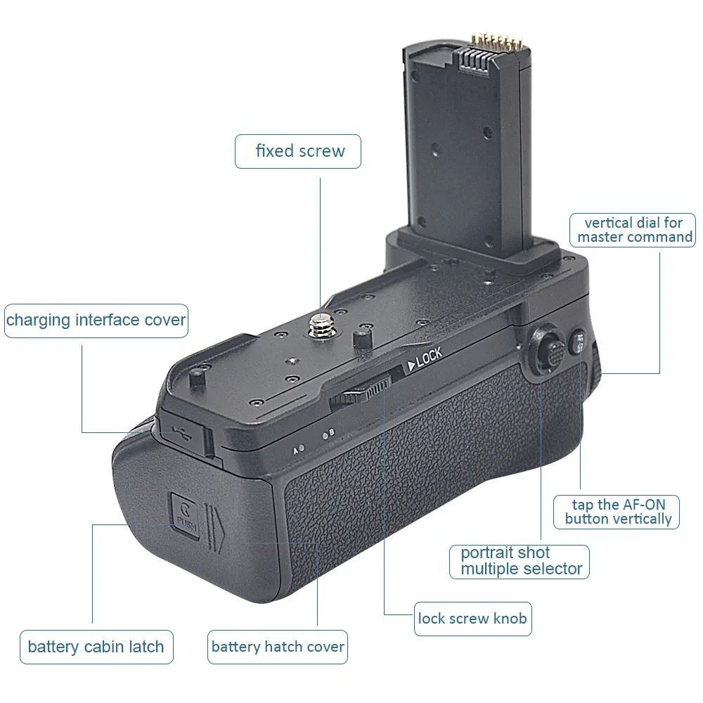 Camera Battery Handle Grip Mcoplus BG-Z8 Vertical Battery Grip for Nikon Z8 Camera /Replaceable as nikon MB-N12 work with EN-EL15C Battery