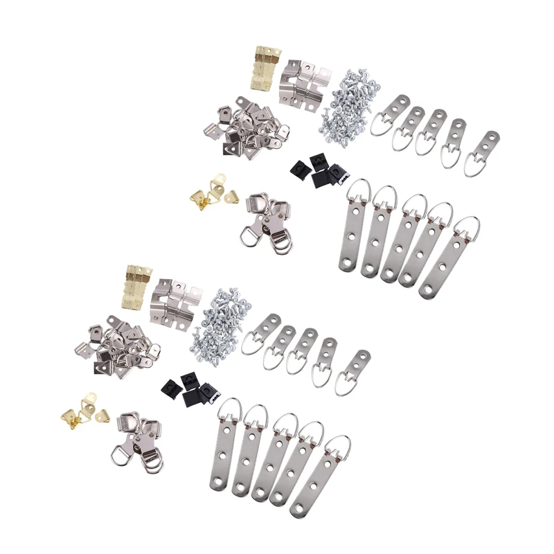 

280 шт. подвесных крючков для фоторамки, 9 моделей крючков для фотографий с винтами для офиса, семейных фотографий