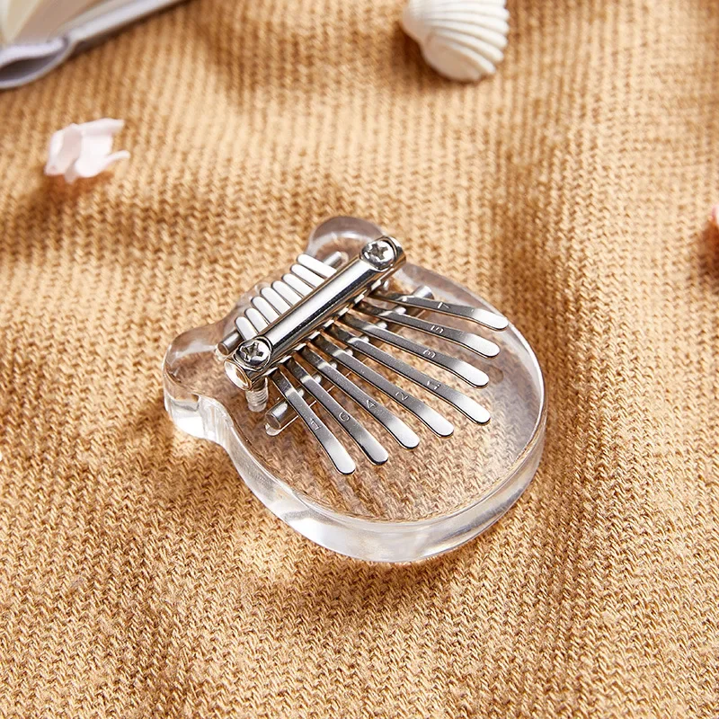 Mini Kalimba 8 Key Thumb Piano 1 Pack Water Drop Style music toys musical instrument