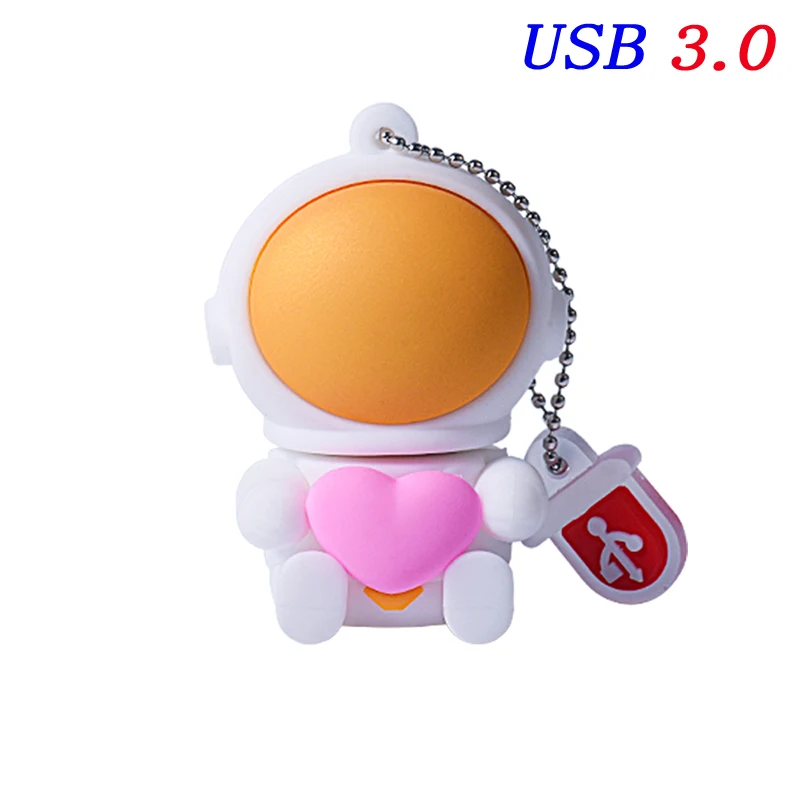 512gb flash drive JASTER USB 3.0 Flash Drive Mini Cool Cartoon Pen Drive Astronaut and Rocket for kids creative gifts Memory stick 32GB 64GB 128GB usb c drive USB Flash Drives