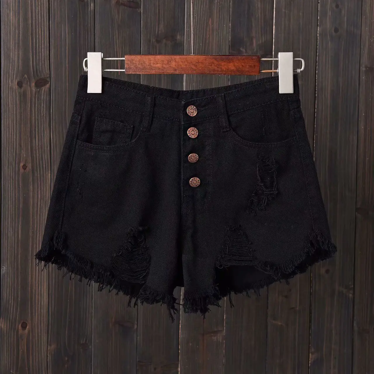 Button-down black