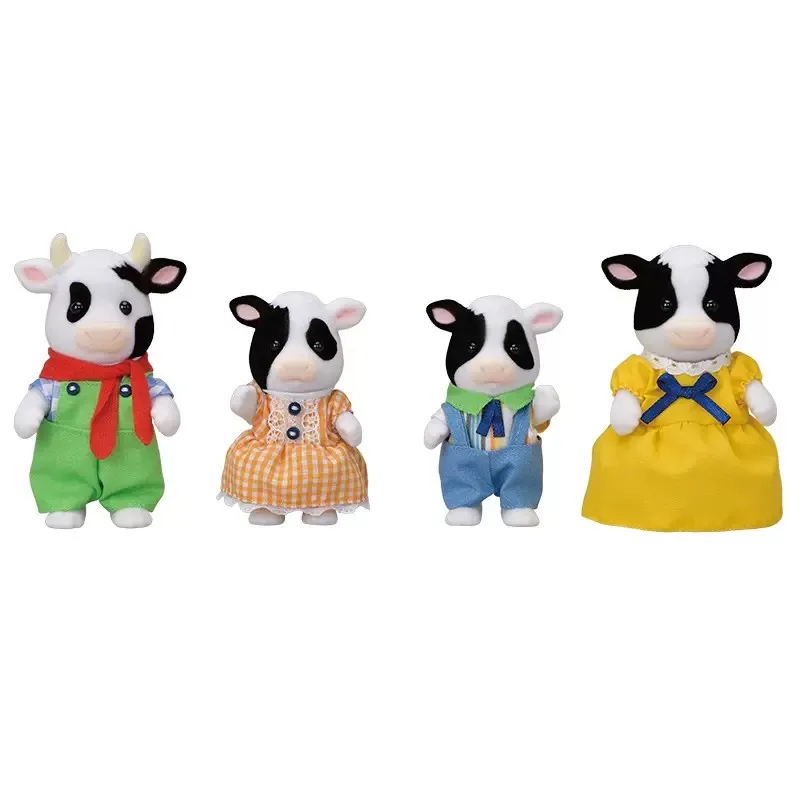 

Sylvanian Families Limited Edition 35th Anniversary Buttercup Friesian Cow Family 4pcs Set Animal Toys New in Box 5618