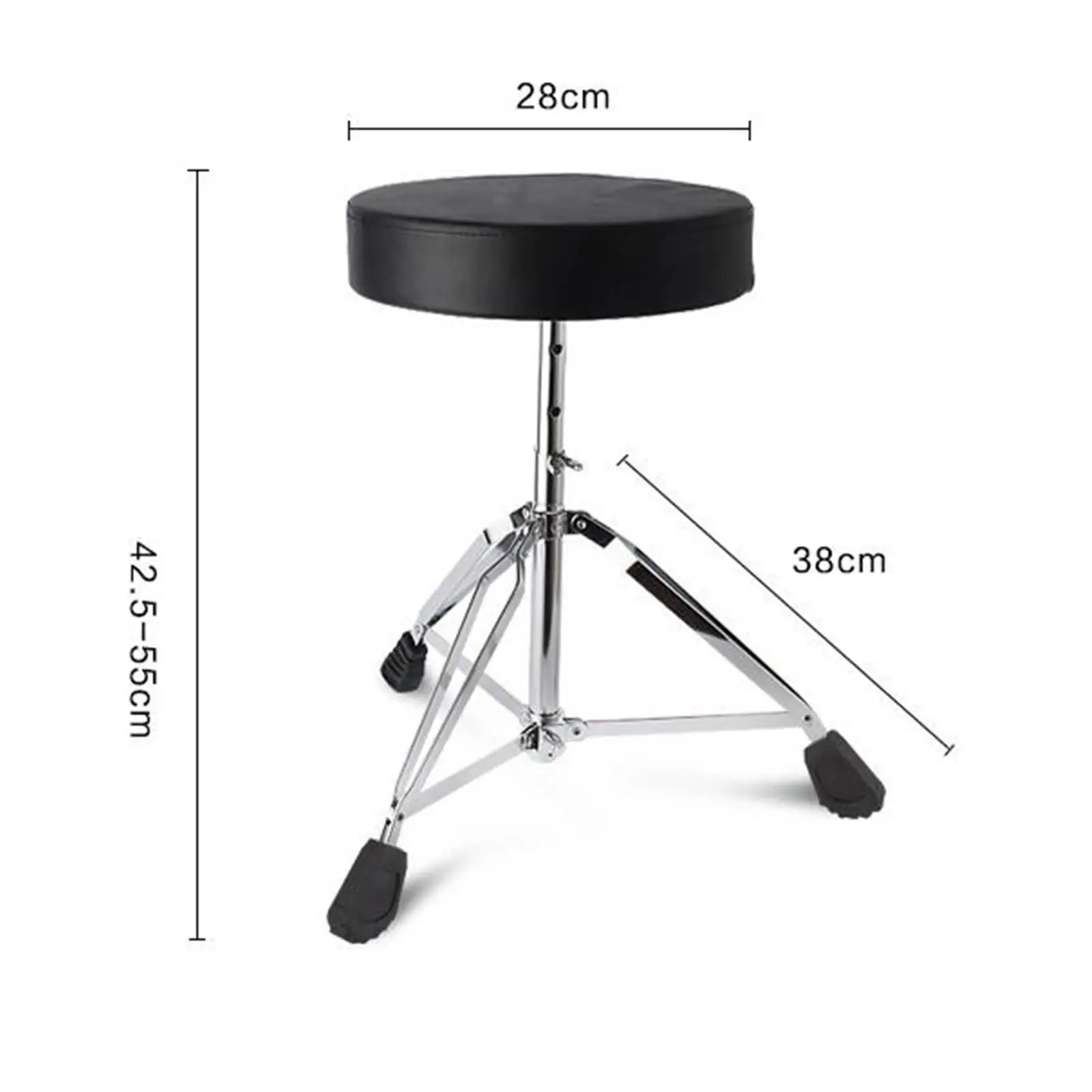 Drum Throne Comfortable Guitar Portable Keyboards Foldable for Drummers Exercise