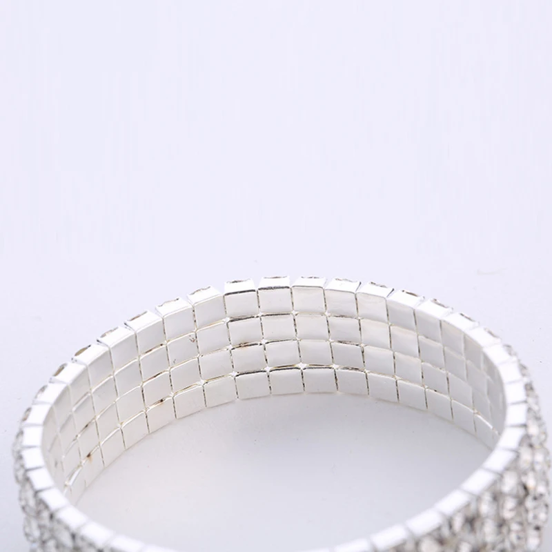 Crystal Bracelet Multiple Styles Stretch Shine Bracelets For Women Couple Girlsfriend Wedding Bridal Gifts