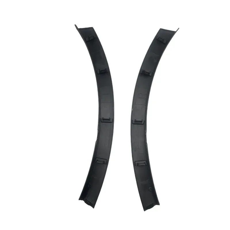 자동차 앞 범퍼 휠 펜더 몰딩 트림 블랙 액세서리 52113-0R060 52112-0R060 토요타 RAV4 (XA40) 2016 2017 2018용