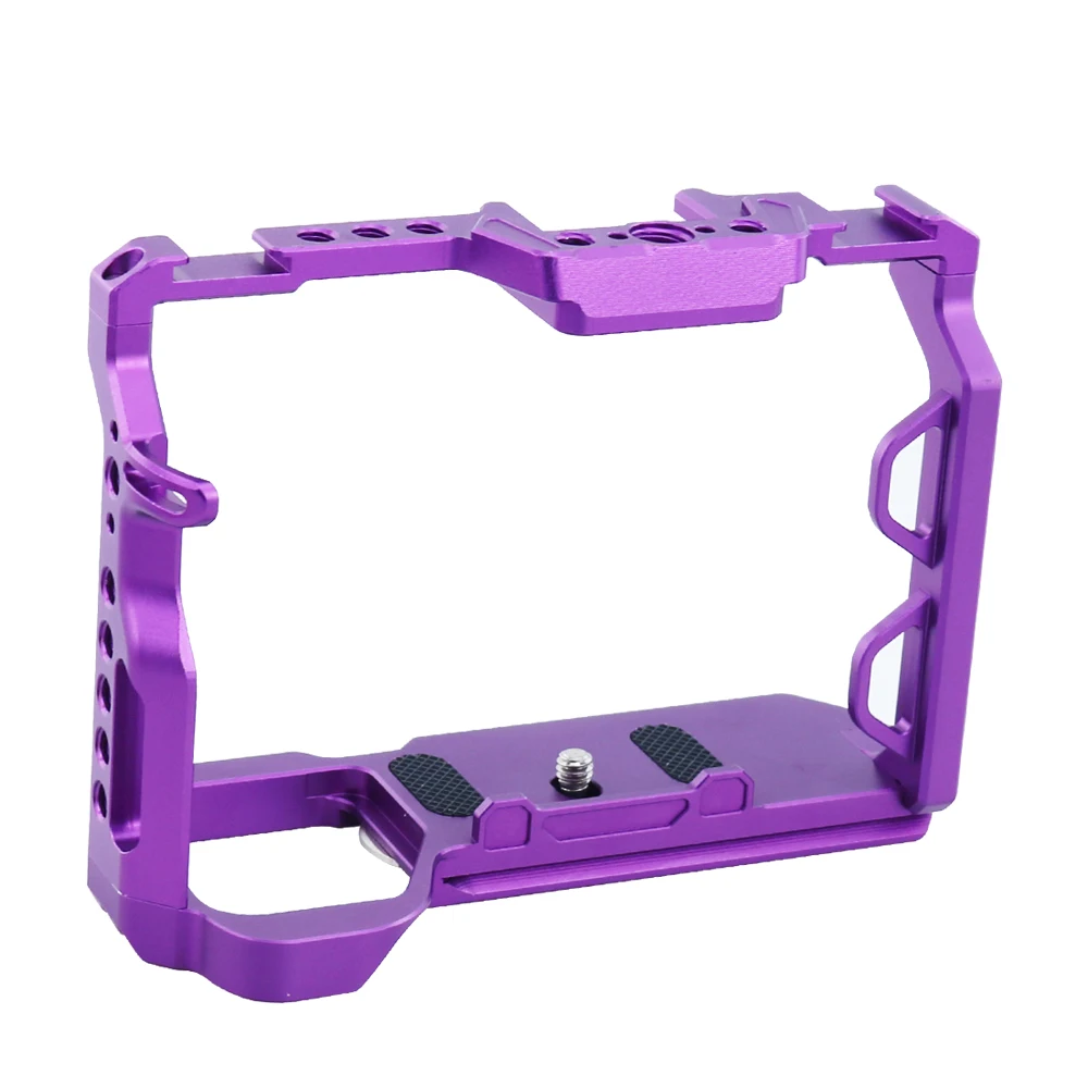 Für Sony A7M4 M3 R3R2 R5 A7IV/III/A1Kamera Käfig rig Mit Arca Swiss Slot 1/4 "3/8" Schraube Für Unterstützung Horizontale Vertikale Schießen – Detail 7