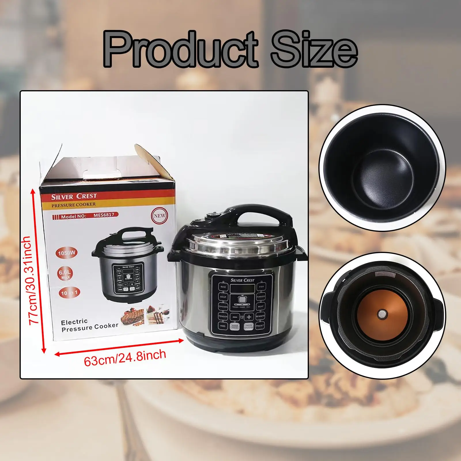 Stainless Steel Pressure Cooker Multifunction Fast Heating Cookware Household Rice Cooking Pot for Home Professional Camping