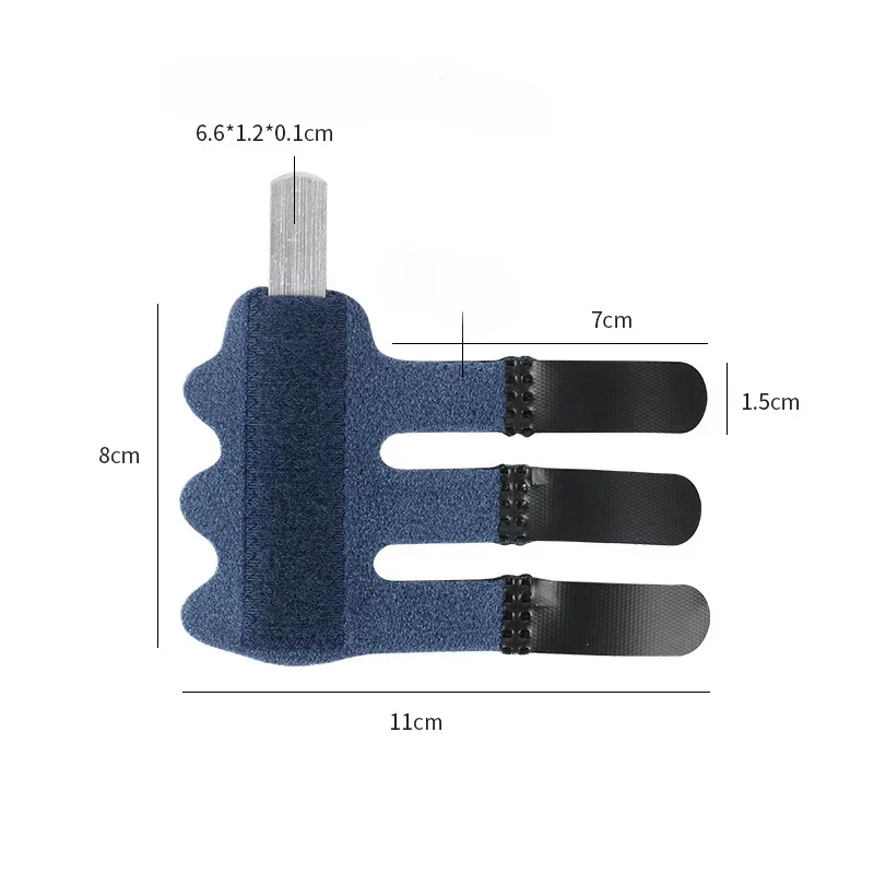 Finger Splint Pain Relief Trigger Finger Fixing Splint Straighten Brace Adjustable Sprain Dislocation Fracture Finger Splint Corrector Support