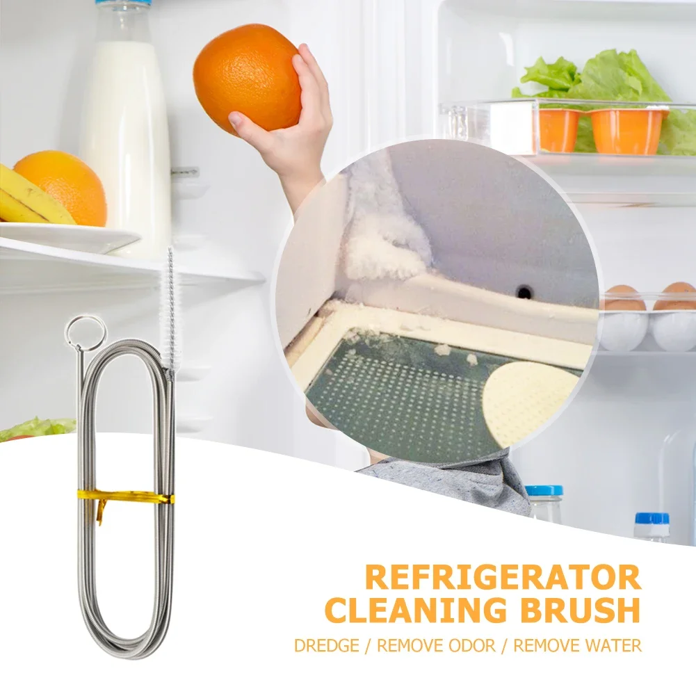 Stainless Steel Refrigerator Drain Cleaning Brush