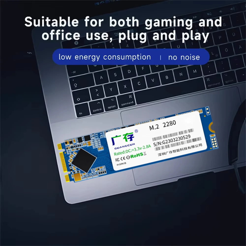 SSD M2 SATA M.2 NGFF SATA III Solid State Drive 1TB 2TB 2280 Internal Hard Drive Disk For Laptops Desktop Notebook