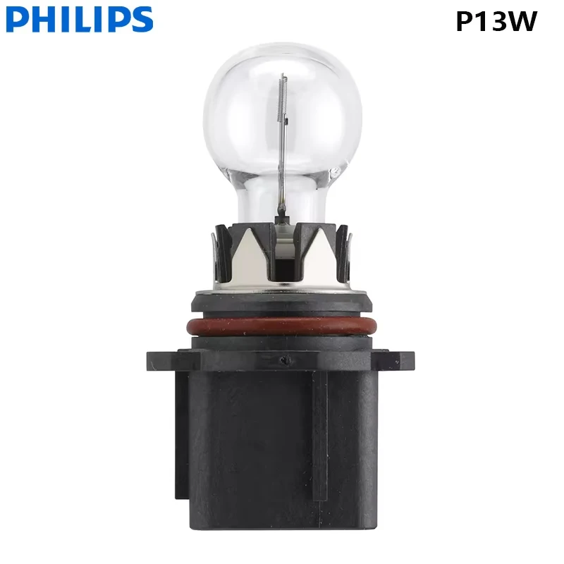 필립스 P13W HiPerVision 12V 12277 자동차 할로겐 주간 주행등 13W PG18.5d-1 DRL ECE 표준 자동차 전구 12277C1,1X