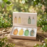 Ensemble de parfums unisexes KAYALI 4*10ml, parfum longue durée, frais, doux, élégant, floral, fruité, musqué, parfum naturel, quatre senteurs, vanille royale 1