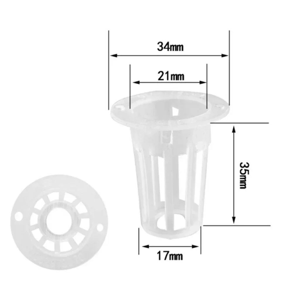 Hydroponic Basket Garden Vegetable Soilless Grow Net Pot Aeroponics Plastic Planting Mesh Pots 100pcs