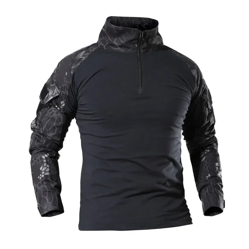 Camouflage Shirts Softair US Army Combat Military Shirt Cargo CP Hunting Clothes Airsoft Paintball Cotton Tactical Clothing Tops 4