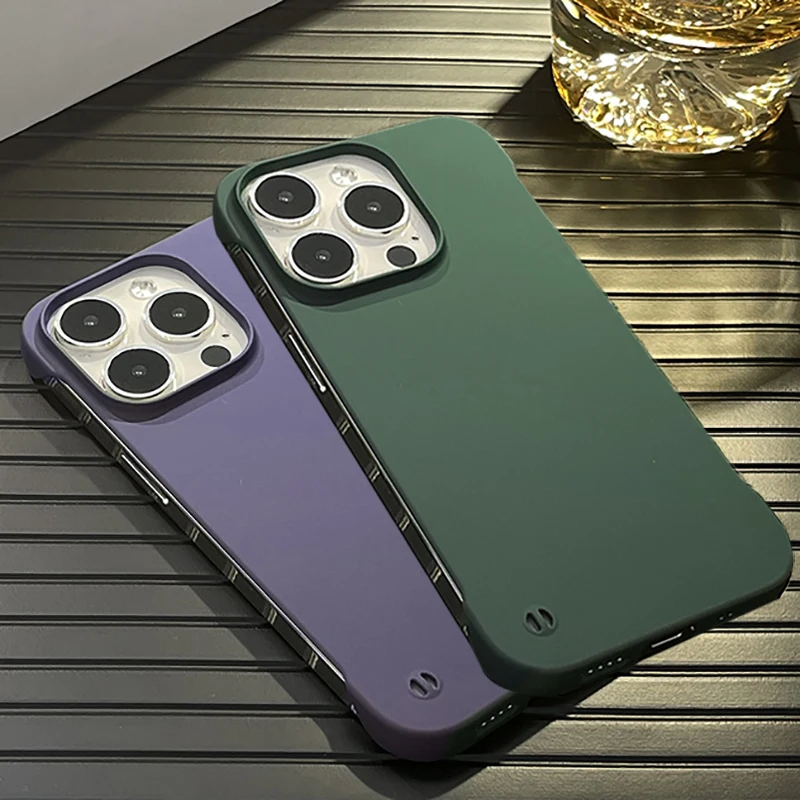 Sleek Ultra-Thin Frameless Cooling Hard Case - Luxury Slim Skin Cover