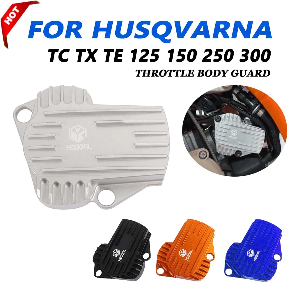 

Motorcycle Throttle Body Guard Protector Cover For HUSQVARNA TC TX TE 125 150 250 300 2023 2024 TC125 TX300 TC250 Accessories