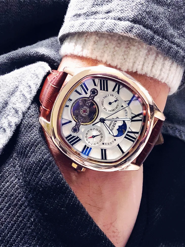 Self Automatic Tourbillon Watch Luxury Tourbillon Watch Men