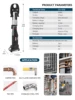 CH-1332 High Power Hydraulic Mini Battery Powered Pipe Crimping Tool Li-ion Rechargeable Tool Stainless Steel Pipe Crimper 5