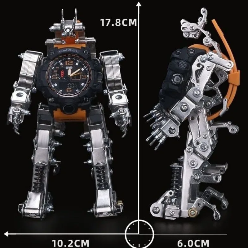 Creative Watch Holders Stand Robot Personalized Watch Dial Case Holder Storage Organizer DIY Premium Metal Display Stand