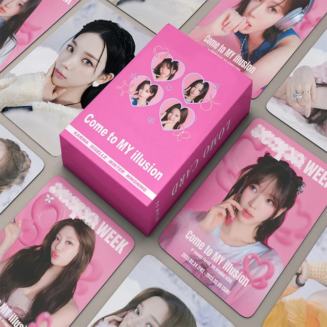 K-Pop Fan Merchandise Trading Cards AESPA Photocards Collection