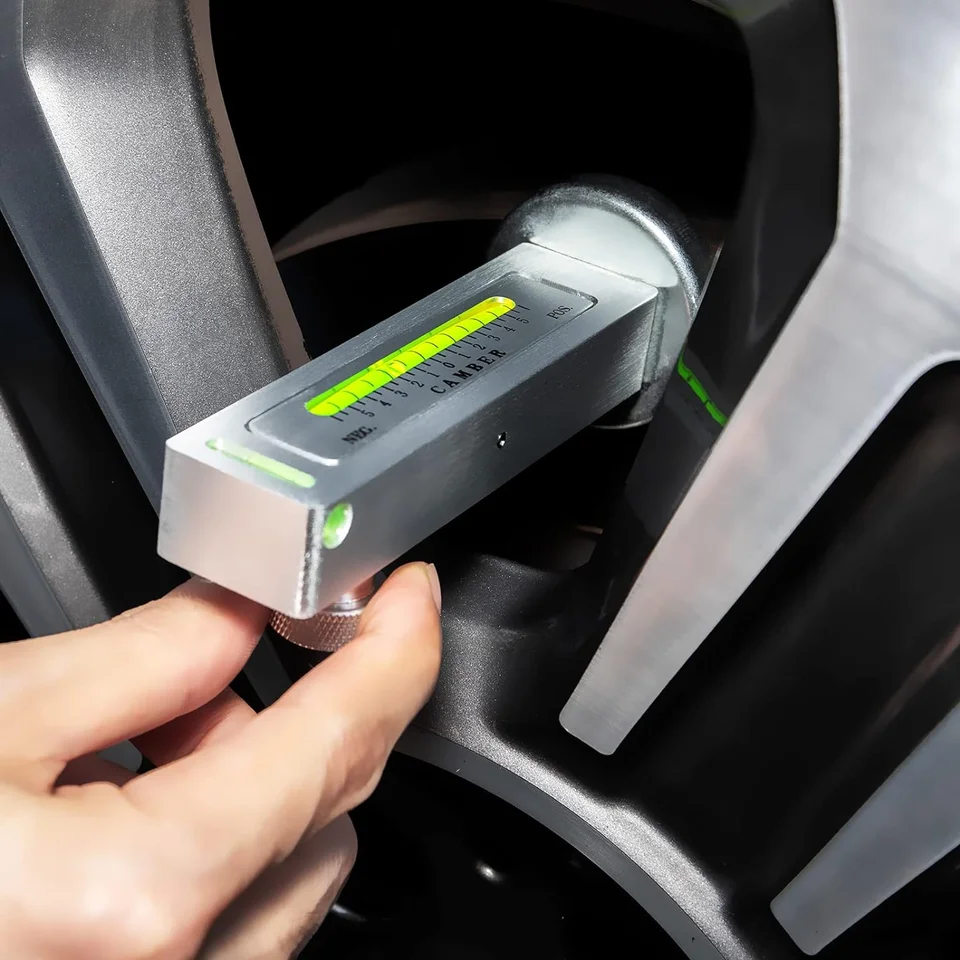 Calibro Magnetico Allineamento Ruote Professionale | Strumento Regolazione Camber E Caster | Per Auto E Camion