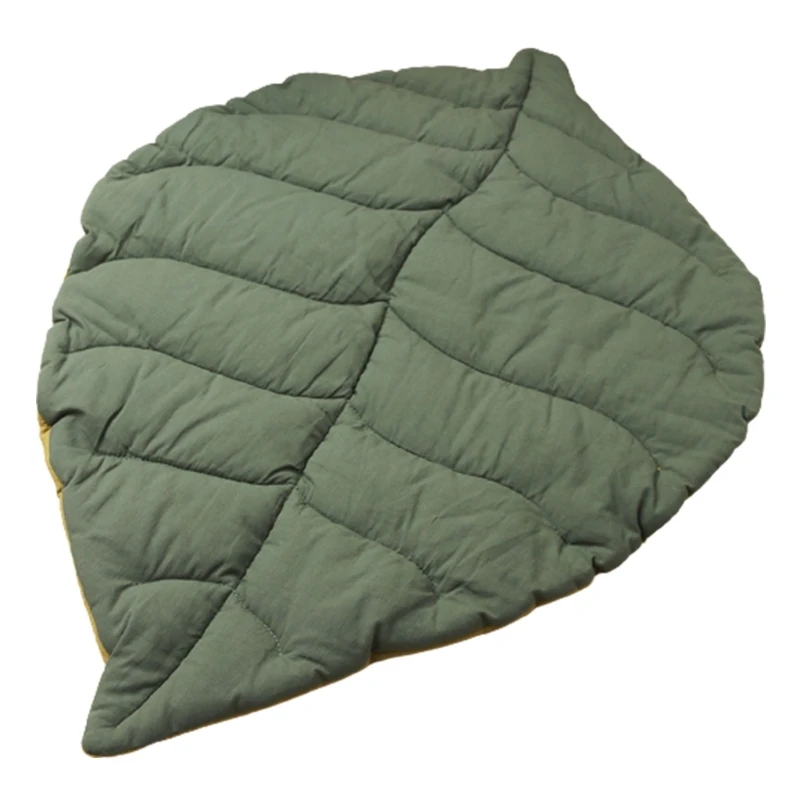 

Large Leaf Blanket Green Color Leaves Shape Blankets Beds Sofa Blanket