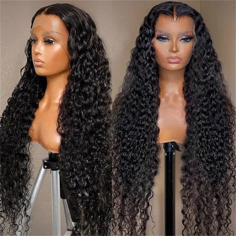 middle-part-soft-glueless-natural-black-180-26“-kinky-curly-lace-front-wig-for-women-with-baby-hair-synthetic-preplucked-daily