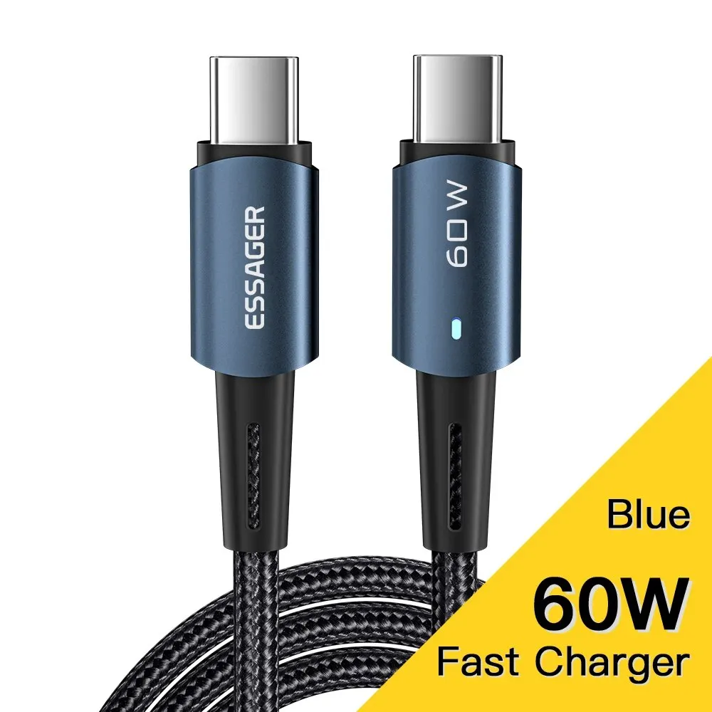 Essager PD100W 60W Type C C to C Cable Fast thumbnail 6