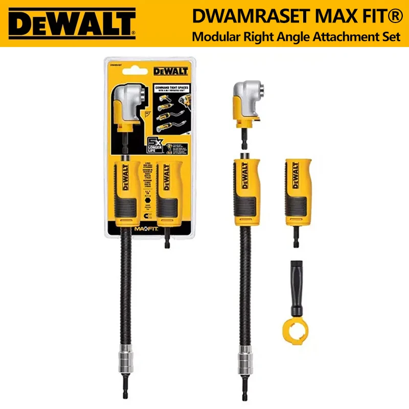 DEWALT Modular Right Angle Attachment Set 4-in-1 System Compact Straight  Flexible Shaft 12-Inch DWAMRASET Dewalt Accessories - AliExpress