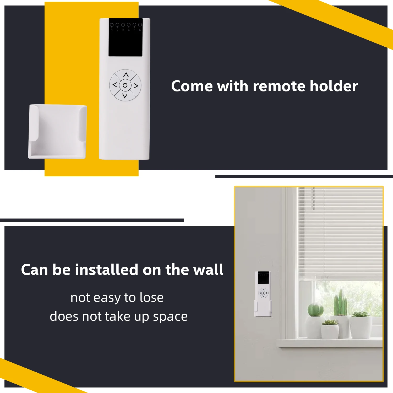 1/2/6/16 Channel Blinds Controller AC114-06 RF 433.92 Wireless Control for Motorized Roller Shades and Blinds