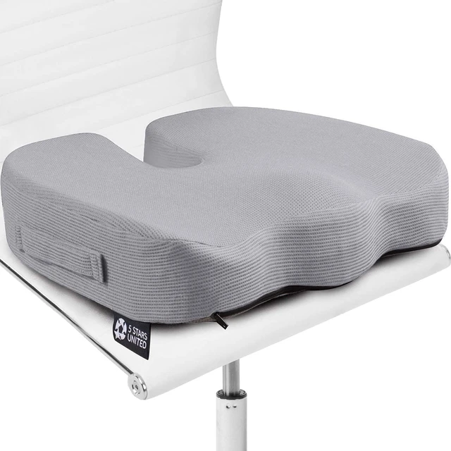 Seat Cushion for Office Chair Memory Foam Non-Slip Desk Chair Cushion Back,  Coccyx, Sciatica, Tailbone Pain Relief Butt Pillow - AliExpress