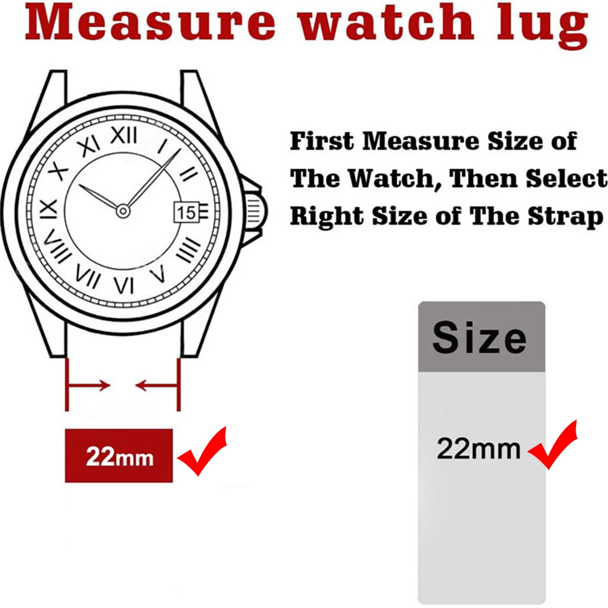 Premium 22mm Nylon Watch Strap Band Bracelet