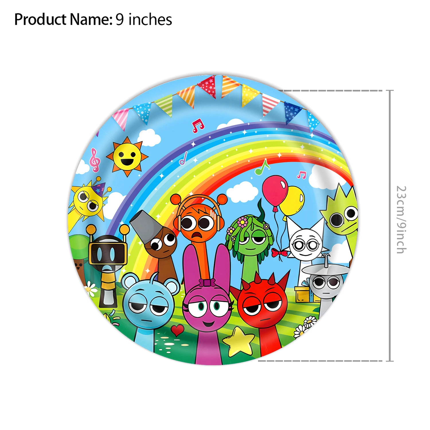 Plate-9-10pcs