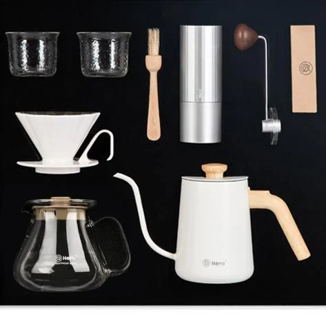 

Профессиональный кофейный набор zeroHero PCTG dripper V60 для кемпинга и путешествий, набор для кофе