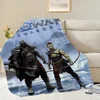 GAME G-God of War Ragnaroks Blanket Skin friendly comfort warm soft plush blanket suitable sofa living room office bedroom 4